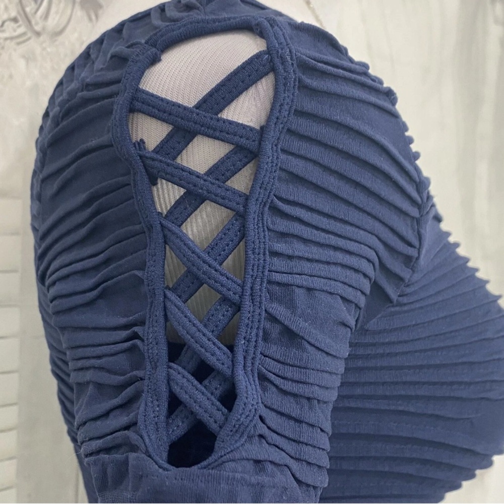 NWOT Bebe Bodycon Navy Blue Dress in Size S